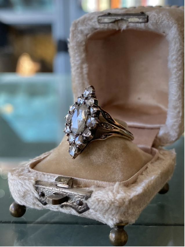 Rose Cut Diamond Rings – Vale Jewelry